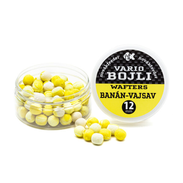 NOVÁK FEEDER VARIO BOILIE 12MM Banán-Kyselina maslová 30gr