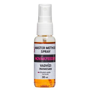 NOVÁKFEEDER MASTER METHOD AROMA SPRAY Divoká voda-Parmezán