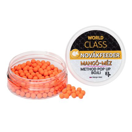 NOVÁKFEEDER WORLD CLASS METHOD POP UP BOILIE 5mm Mango-Med