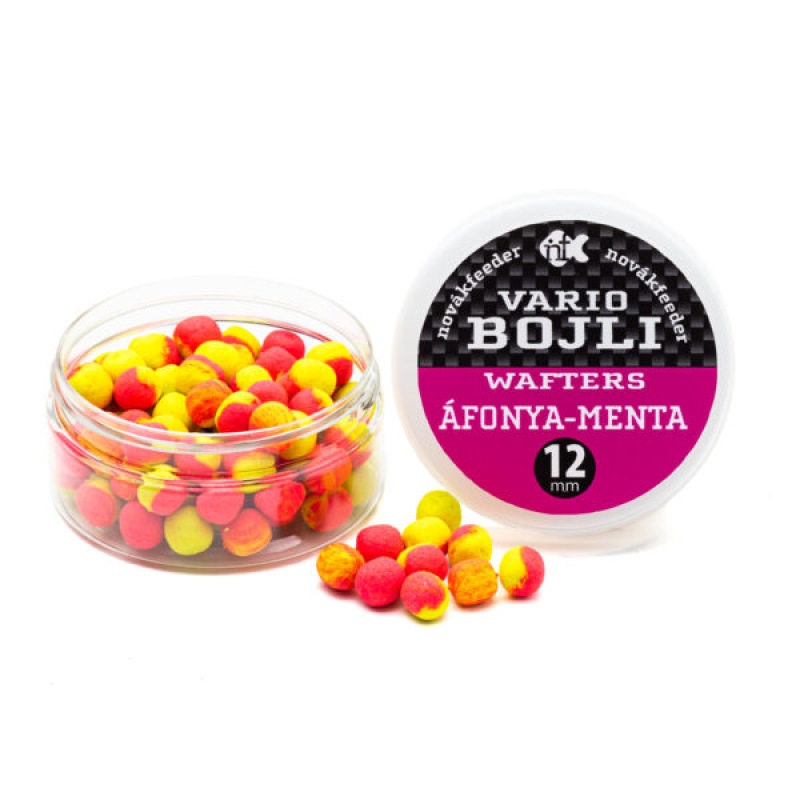 NOVÁK FEEDER VARIO BOILIE 12MM Čučoriedka-Mäta 30gr