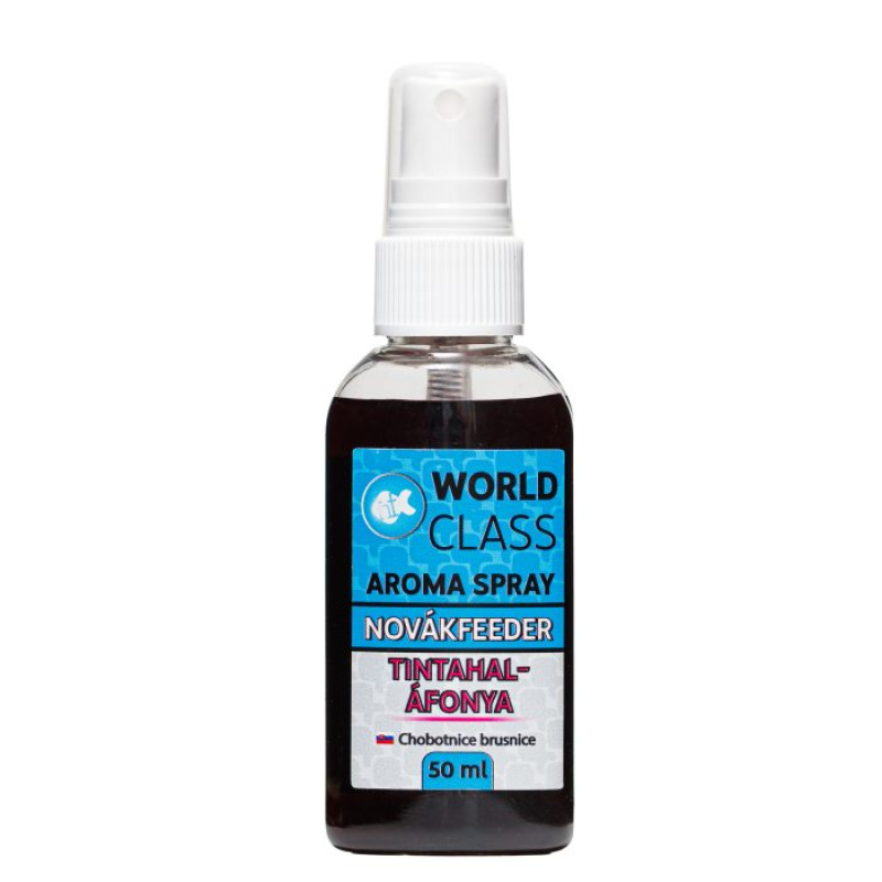 NOVÁKFEEDER WORLD CLASS METHOD AROMA SPRAY 50ml Kalamár-Čučoriedka