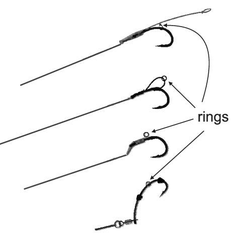 ExtraCARP Rig Rings  Krúžky Na Háčik 3,1-3,7mm