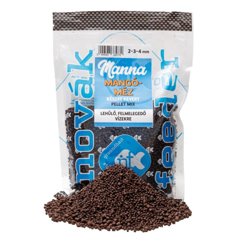 Manna Pelet Mix 2-3-4mm na Studenú vodu Mango-Med 600g